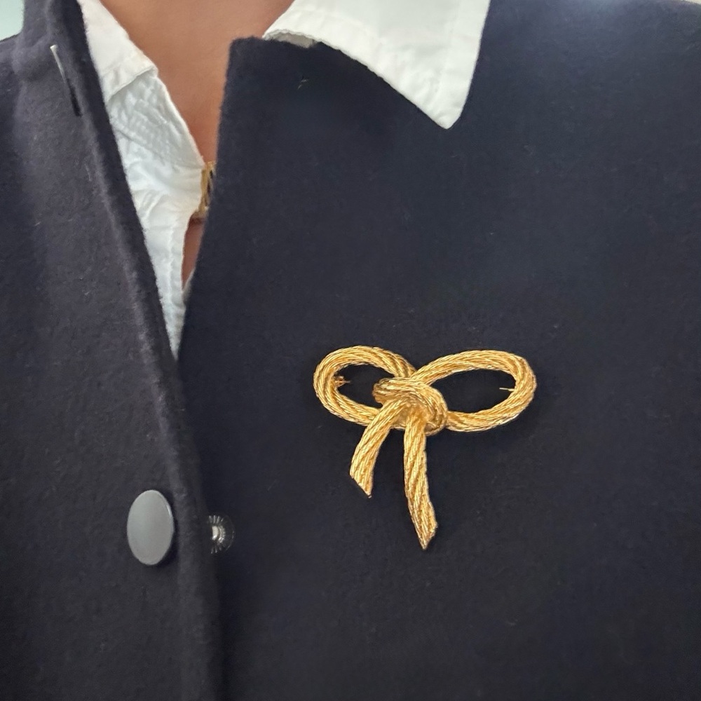 Christian Dior Vintage Bow Brooch